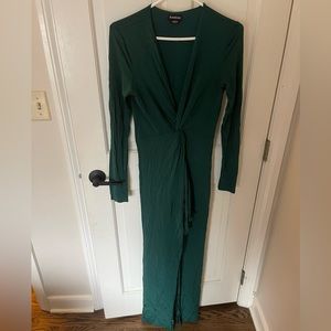 Bebe plunge neckline Evening Dress